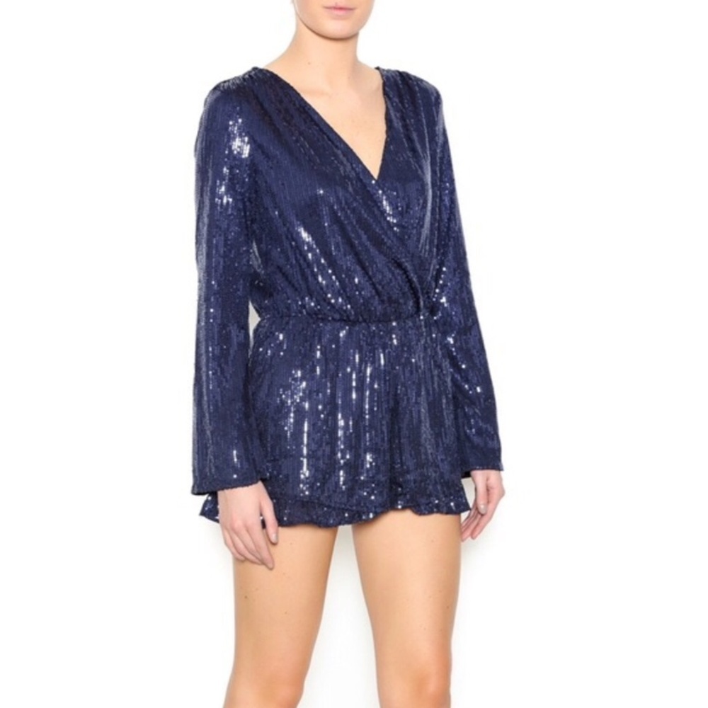 NEW YEAR’S EVE;  Sequin Romper - Picture 4 of 4